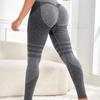 Sexy Line Hip Lifting Sports Leggings,Women High Waisted Stretch Fitness Pants,Running Yoga Pants
