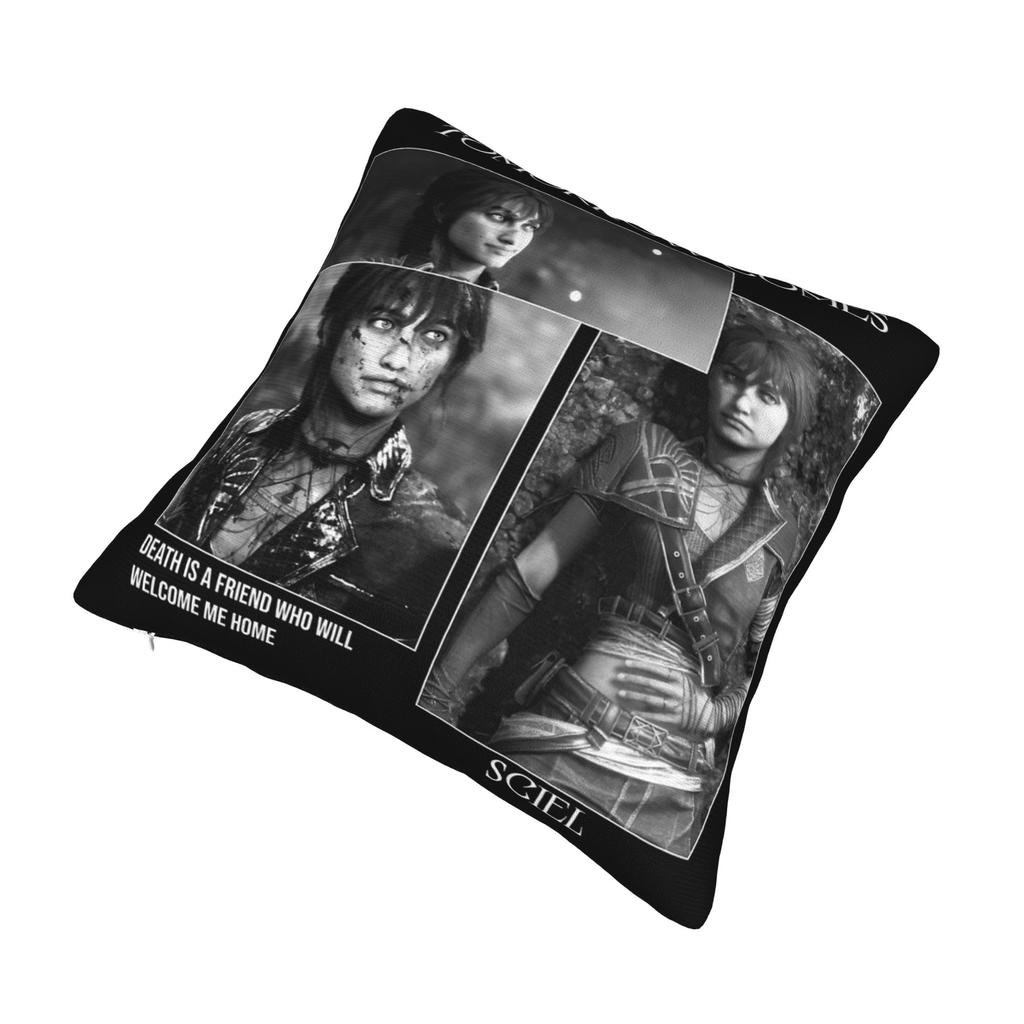 Clair Obscur Expedition 33 Sciel Pillowcase Soft Polyester Cushion Cover Decoration Pillow Case Cover Home Zippered 45*45Cm