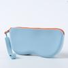 Candy Color Silicone Glasses Bag Waterproof Sunglasses Storage Pouch  with Lanyard