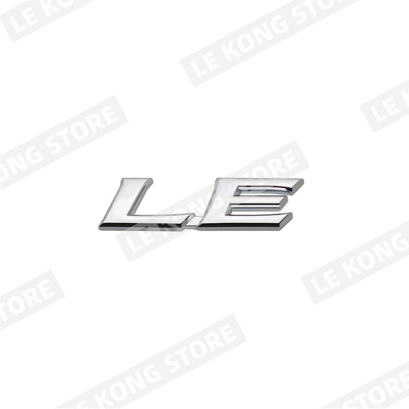 FVEX7 LE XLE XLS Badge Car Head Trunk Body Sticker Decal Emblem Accessories For Toyota Corolla Yaris Camry Auris Rav Metal Car Styling