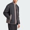 Adidas Lightweight Padded Series Comfortable Warm Color Block Quilted Sports Casual Cotton Jacket Unisex Jacket Black Charcoal Carbon-Black JG5936