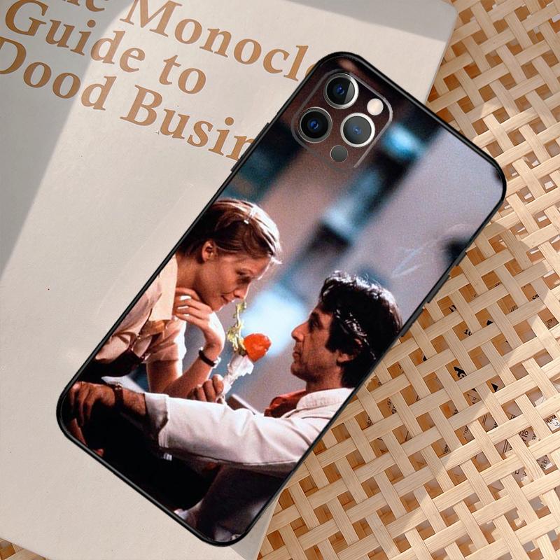 Scarface Tony Montana Cover For iPhone 16 12 11 13 14 15 Pro Max Mini Plus XS Max X XR Phone Case