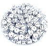 Square Shape Dice Beads Dot Colourful For Jewelry Making DIY Charms Acrylic Spacer Beads 20pcs 8mm Bracelet Necklace Accessories  Beads