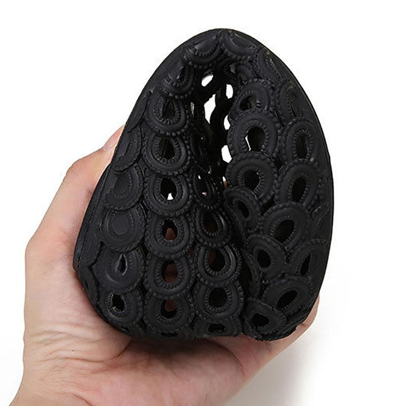 Summer Hollow Nurse Jelly Shoes Ladies Non-slip Flat Beach Shoes Mother Hole Sandals