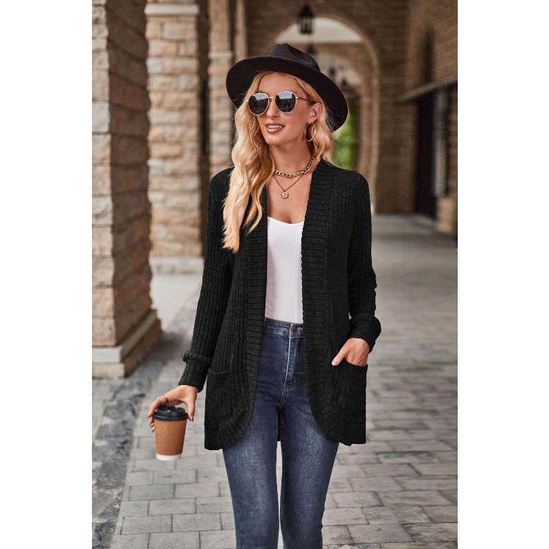 HNXC Женские винтажные повседневные однотонные куртки и пальто с длинными рукавами на осень и зиму с принтом