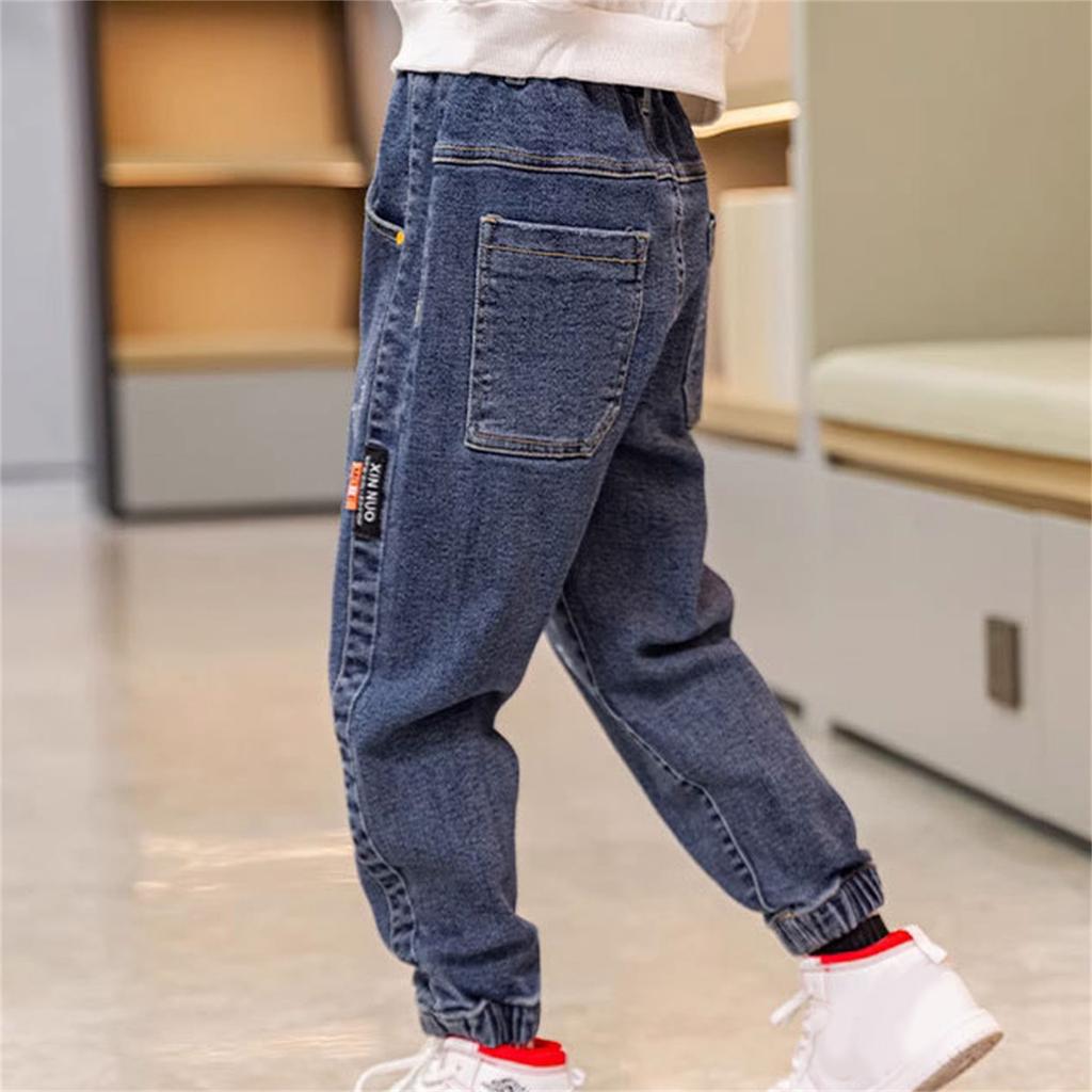 Повседневные джинсовые брюки для девочек. Детские повседневные свободные джинсы для девочек. Мешковатые джинсовые брюки с высокой талией.