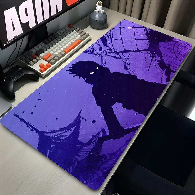 Mouse Pad Professional ESports Game Mousemat NNaruto Sasuke Mousepad Anime Extended Keyboard Mat Notbook Mousepad Comic Carpet