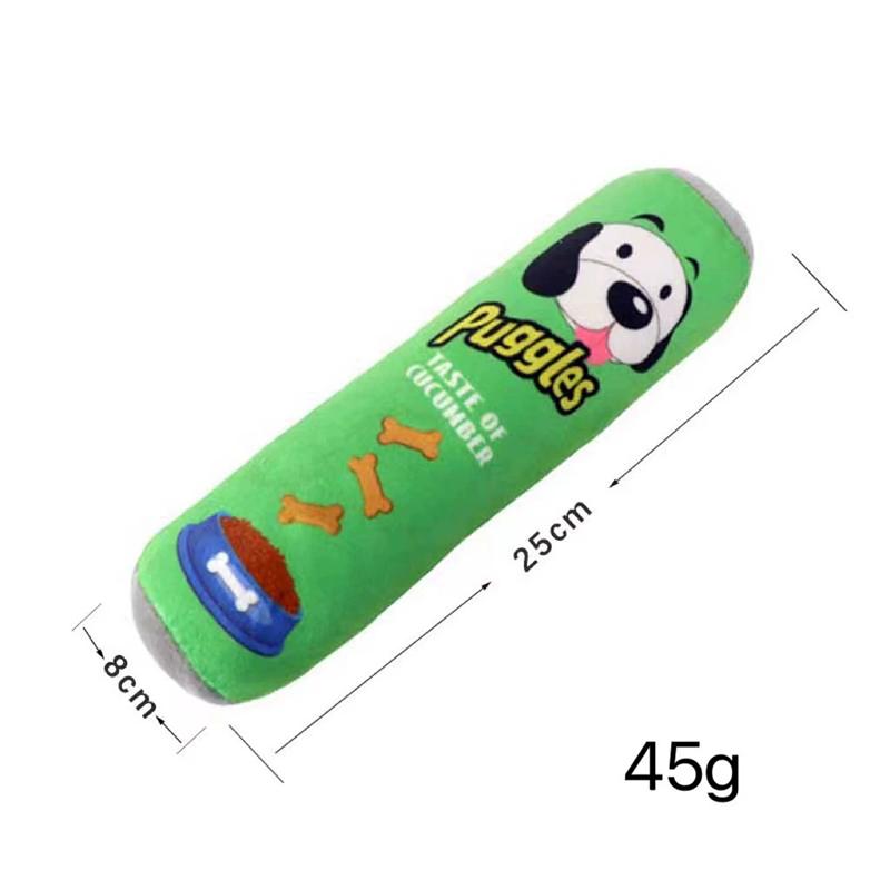 Simulated Beer Bottle Plush Dog Toy Squeaky BB Sound Filled Pet Toy Bite Resistant Teeth Cleaning Molar Relieve Boredom Interact