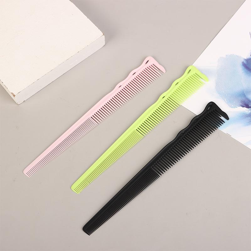 Двусторонняя расческа для стрижки волос Парикмахерская Профессиональные расчески для стрижки волос Бакенбарды Щетка для волос Инструменты для укладки волос в парикмахерской