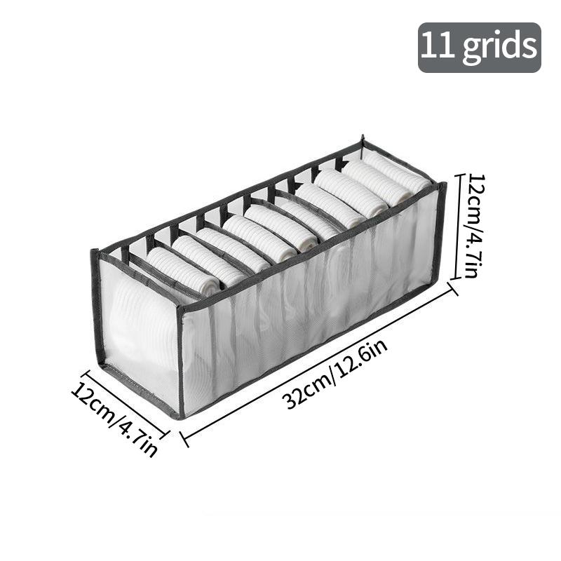 Closet Organizer Underwear Organizer Socks Home Separated Underwear Storage Box For Wardrobe Clothes Bra Socks Organizers
