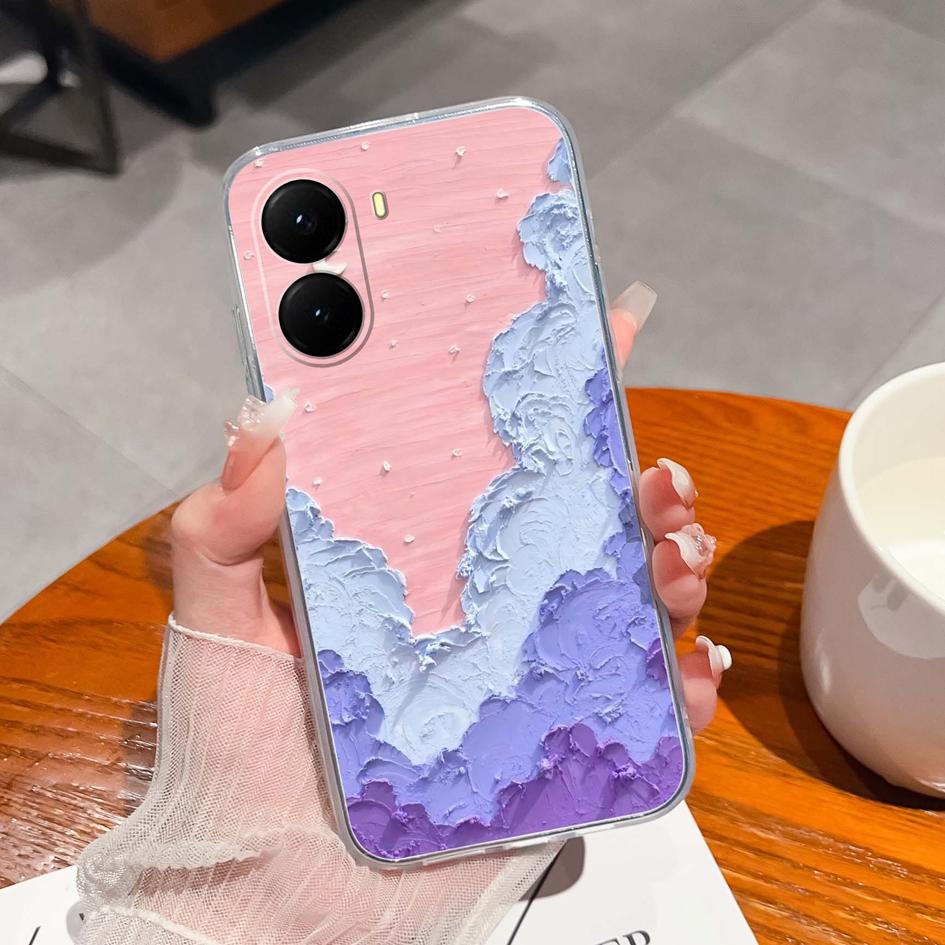 Для Xiaomi Poco X7 X6 M6 14T Pro Poco C71 C75 Xiaomi15 чехлы для телефонов Чехлы Изысканные пейзажи Ударопрочный жидкий силикон мягкий для Xiaomi Shell Bumper