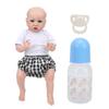 55cm / 21.7in Reborn Baby Doll Highly Simulation Baby Doll Pacifier Milk Bottle Kit Gift