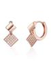 [ELLE Jewelry] 14K GF Fine Square One-Touch Earrings ELGPEE545