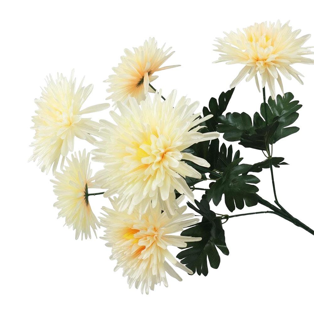 7Head Artificial Flower DIY Flower Silk Chrysanthemum Bouquet Worship Supplies Floral Arrangement Flowers Bouquet