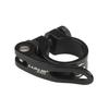 Seatpost Clamp Bicycle Seat Clamp Quick Release Seatpost Clamp Aluminum Alloy Material Lightweight Durable Strong Strength Easy To Install (Black