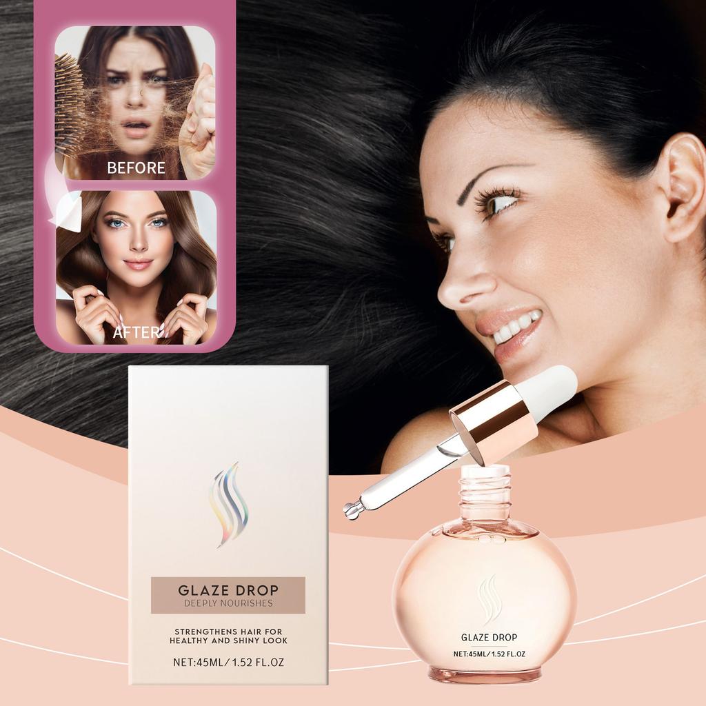 Glaze Drop,45ml Nourishing, Smooth And Improves Frizzy Hair, Hair  Oil,