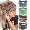 Women's Printed Headband Sports Hair With A Wide Edge Yoga Headband Soft Hair Band Headdress Bundle Hair Band
