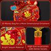 Red Gourd Wall Hanging Decor FU Character Lucky Pendant Chinese New Year Ornament  Holiday Ornament