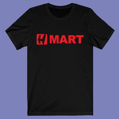 Черная футболка с логотипом H Mart