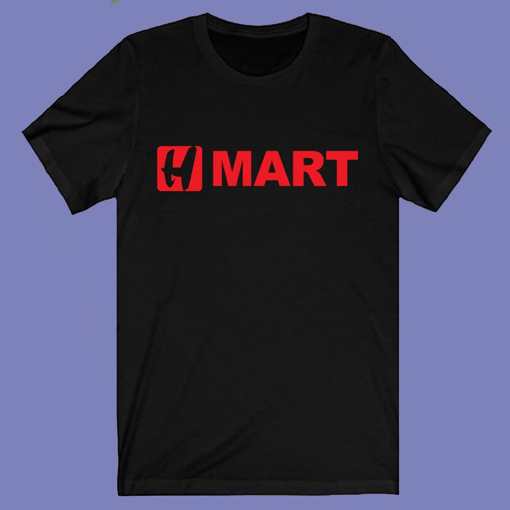 Черная футболка с логотипом H Mart