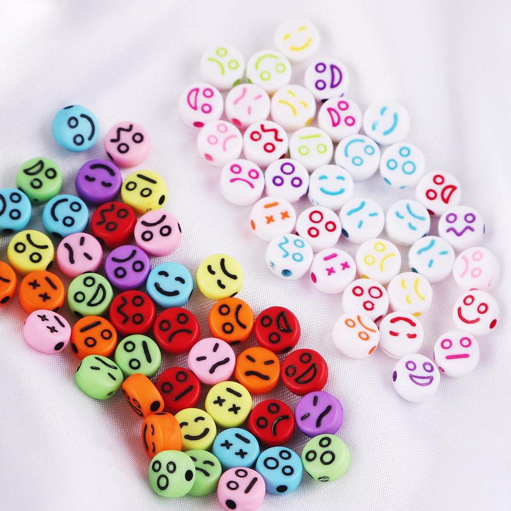 200 шт акриловые плоские бусины для DIY ожерелье браслет серьги изготовление ювелирных изделий аксессуары для рукоделия