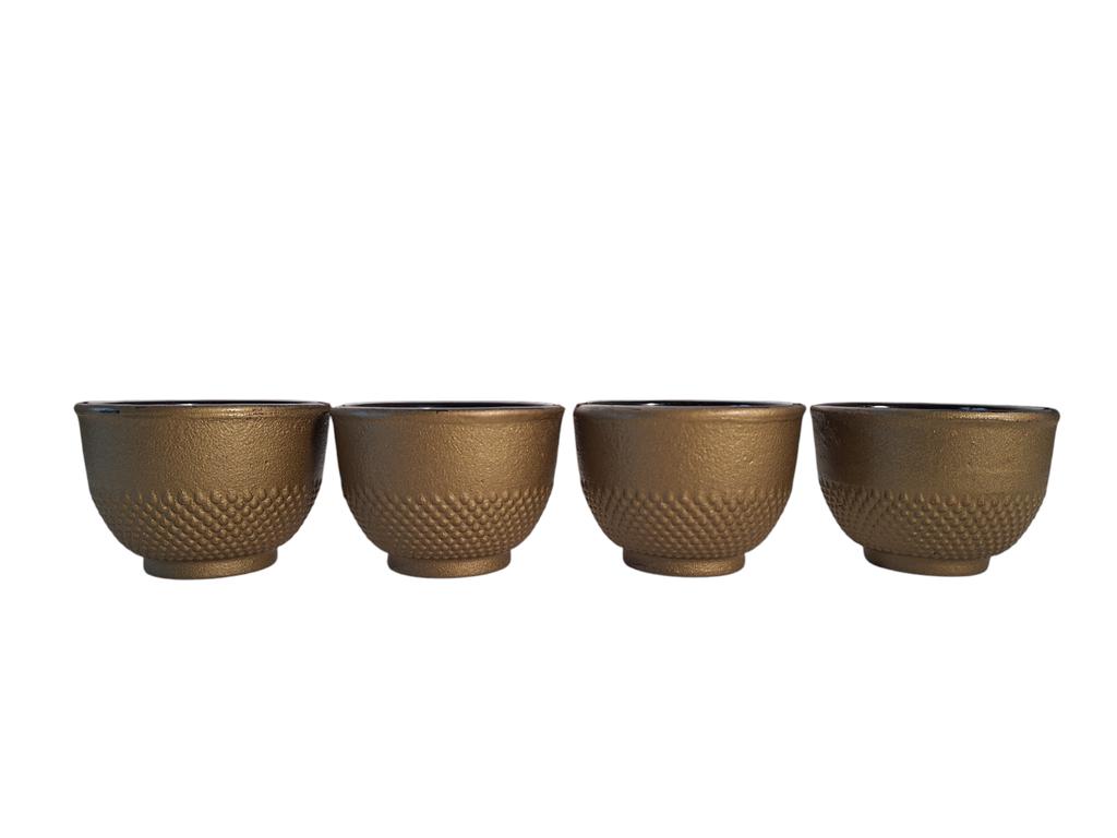 CAST IRON KETTLE 1.5L TEAPOT 4x CUPS TEA INFUSER STRAINER