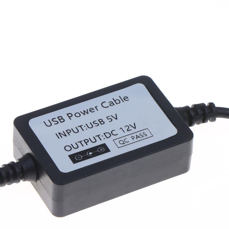 DC-DC 5В на 9В 12В 1А Повышающий USB Кабель-адаптер Преобразователь питания 5.5x2.1 мм для разъема питания