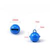 6Pcs Jingle Bells Aluminum Loose Beads Christmas Jingle Bell Pet Charm Bell Festival Party Decoration For DIY Making Supplies