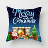Cartoon Santa Claus Pillowcase Sofa Kids Room Decoration Merry Christmas Cushion Cover