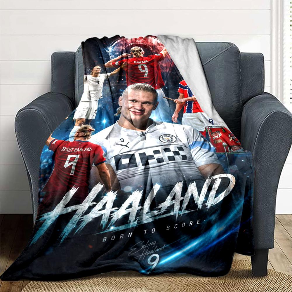 Football Celebration Moment Blanket Ultra-Soft Suitable for Bedding Bed Picnics for All Occasions Modern Perfect Gift for Relatives and Friends