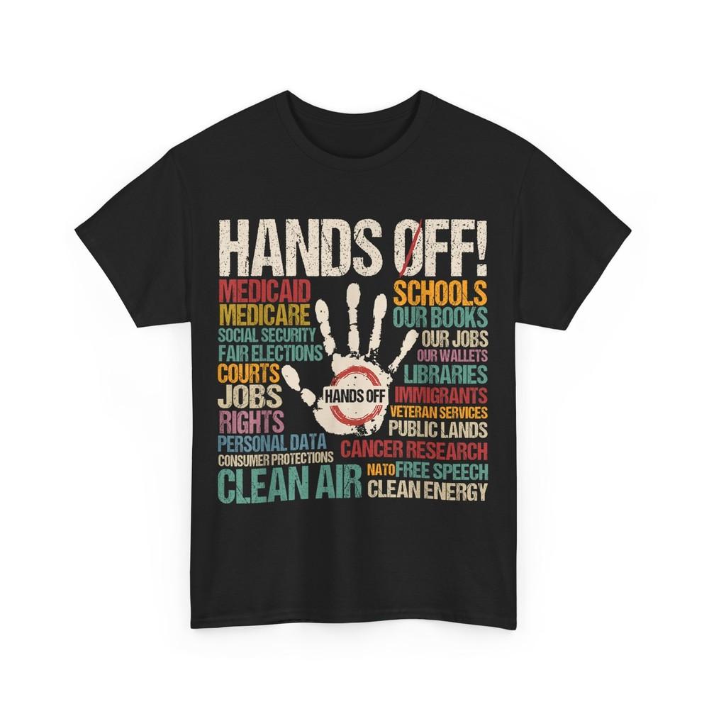 Resist Resistance Statue of Liberty Hands Off Protest T-Shirt