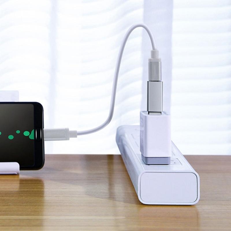 Компактный адаптер USB — USB C для быстрой передачи данных и зарядки, совместимый с адаптером для зарядки телефона с поддержкой Power Delivery