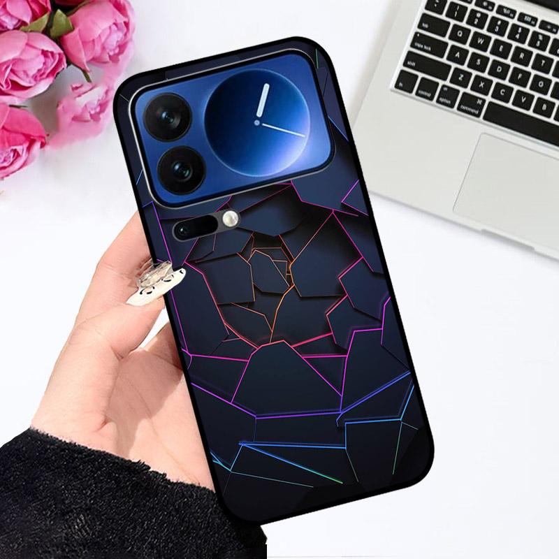 Силиконовый чехол для Xiaomi 17Pro/17 Pro Max, противоударная задняя крышка телефона, милые расписные Fundas для Xiaomi17 Pro Max, мягкий ТПУ корпус