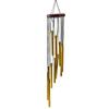 12 Tubes Wind Chime Pendant Yard Balcony Bells Tubes Gold Hanging Living Room Metal Pipe Silver Garden Home Decoration