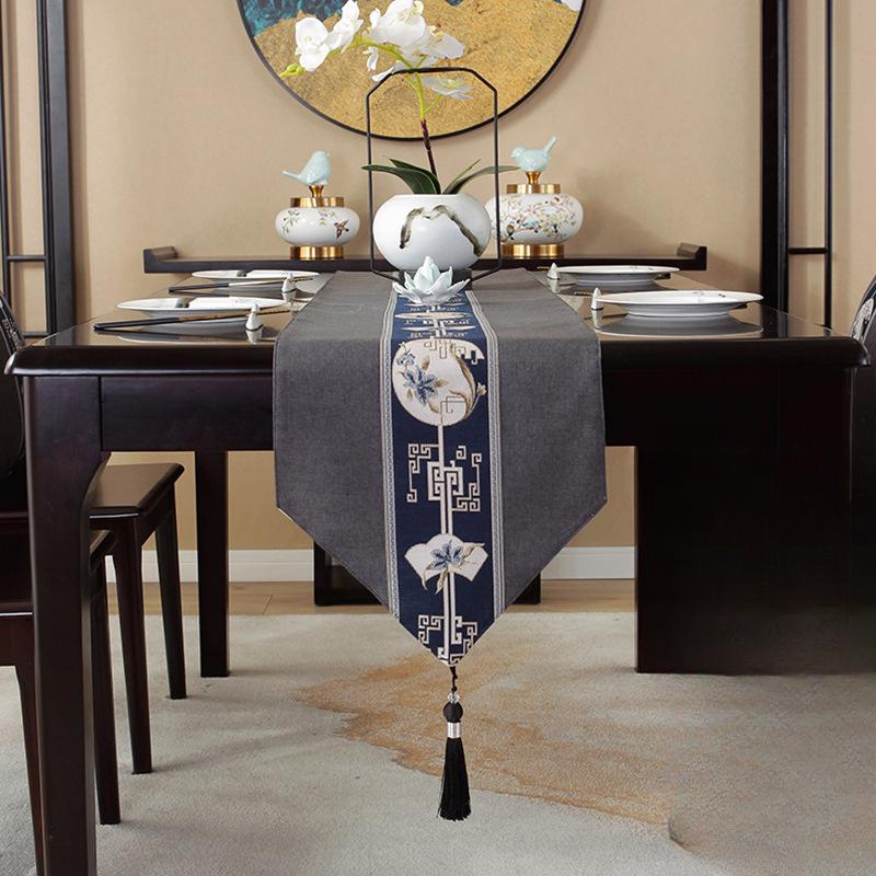 Водонепроницаемый новый китайский стиль настольный флаг чайная церемония дзен чайный коврик чайный стол ткань длинная полоса скатерть китайский стиль скатерть