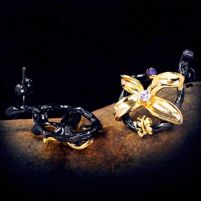 Sace Gems Роскошные модные серьги-гвоздики с цветочным бантом и цирконием для женщин, подарки на свадьбу