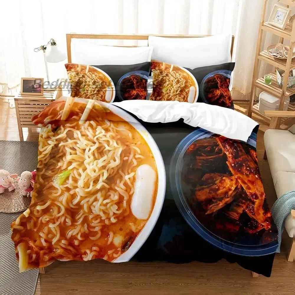 Комплект постельного белья Gourmet Spaghetti Italian Single Twin Full Queen King Size Комплект постельного белья Aldult Kid Bedroom Duvetcover Sets 3D Food