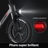 Electric City and Commuter Bikes, 1000W, 48V, 17AH, 20*4.0 Fat Snow, Off-road Tire, Disc Brake