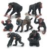 Source Simulation Animal Model Orangutan Mandrill 7 Chimpanzee Ghost Baboon Solid Static Ornament Toy