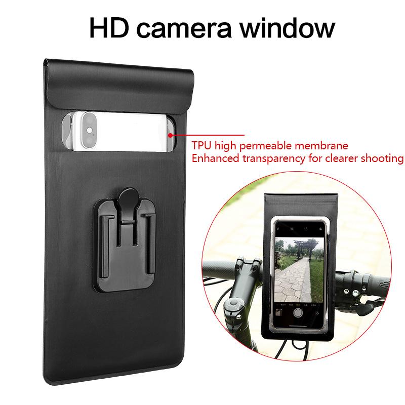 Motorcycle MTB Bicycle Touch Screen Waterproof Phone Bag Mount Holder for 4-6.5 Inch Mobile Phone GPS Universal