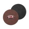 1/2pcs Leather Car Water Coaster Non-Slip Mat Car Bottle Holder Insert Pad For KIA Ceed Rio Sportage R K2 K3 K4 K5 K6 K7 K8 Soul Opeima Ceed Sorento