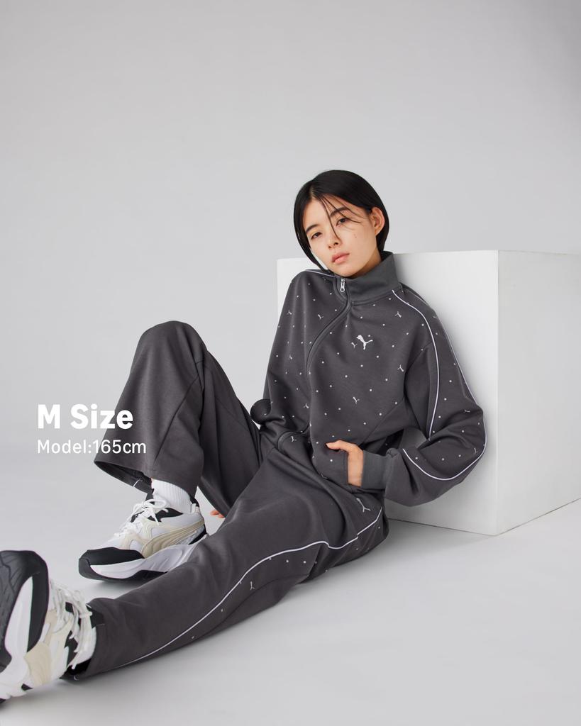 Puma 690174 Женская куртка Core Heritage MX Track, Повседневная, Спортивная джерси,, 25 Осенне-зимний цвет Пыльно-серый (44), L