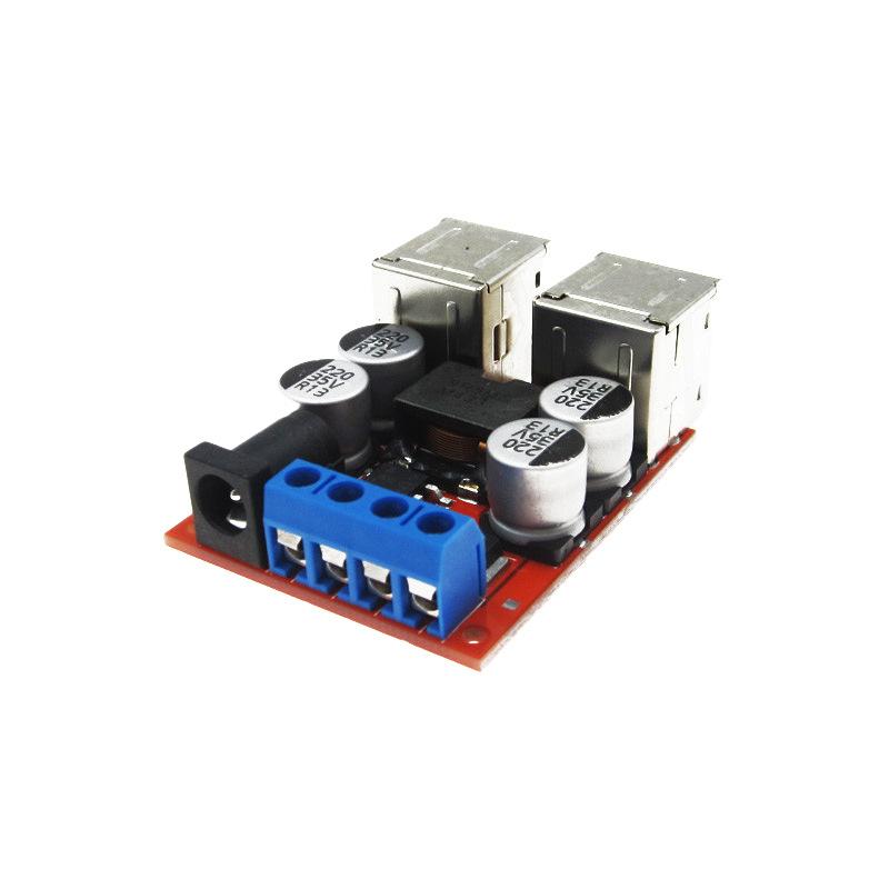 8V35V Понижающий модуль питания 5V 8A, 4 USB выхода, для Android телефона, автомобиля