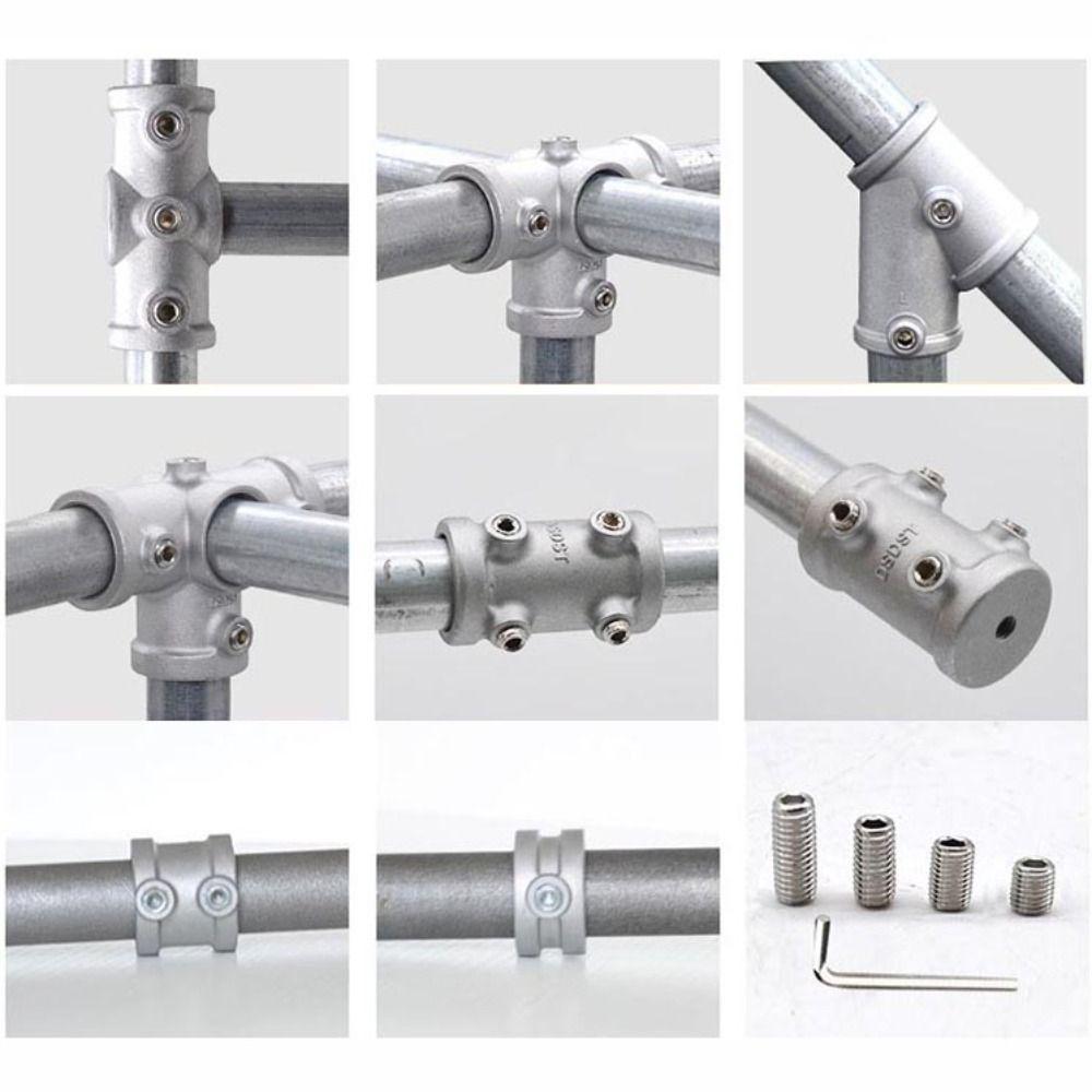 1\2''/3\4"/1'' Frame Fasteners Fixed Buckle Circular Pipe Connector Pipe Fitting Connector Pipes