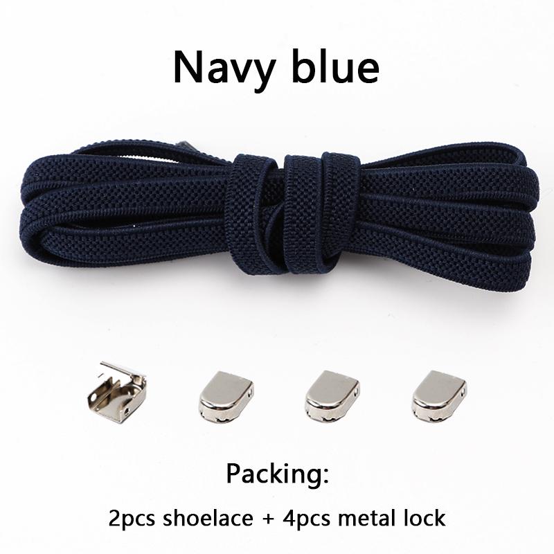 No Tie Elastic Shoe Laces One Size Fits All Adult and Kids Shoes Shoelaces for Sneakers Shoelace Tieless Flat Expand Shoestrings