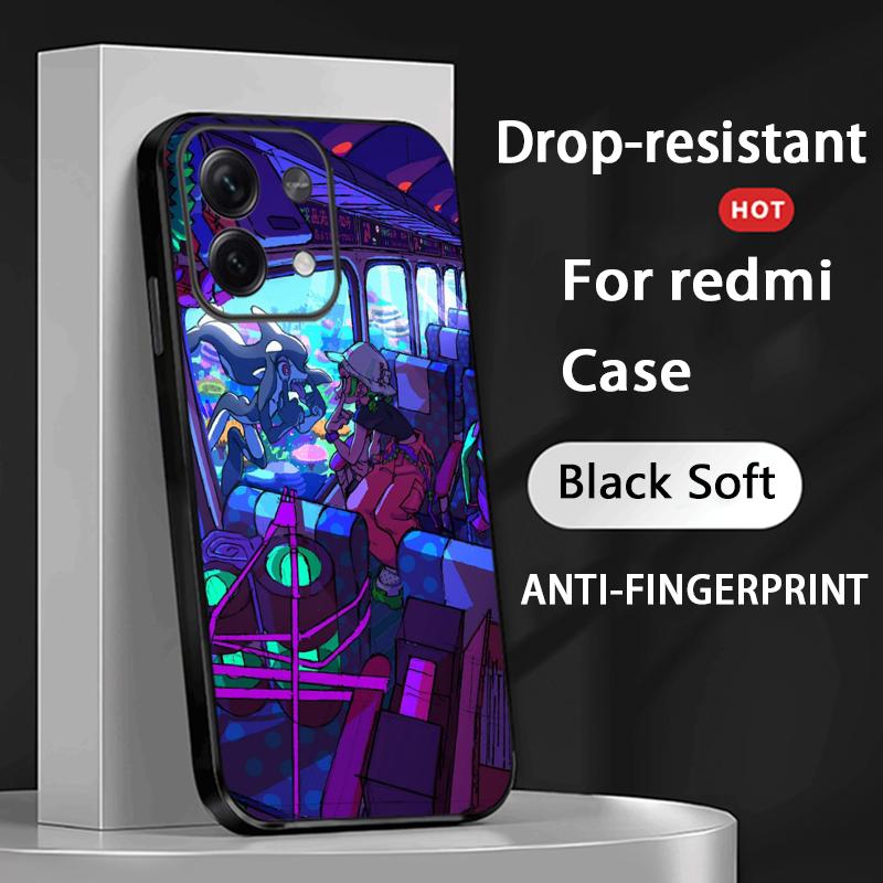 Чехол для телефона с дизайном в стиле аниме Zutomayo для Redmi Note 14 13 12 11 Pro Plus S 5G 14C A3, мягкий черный чехол