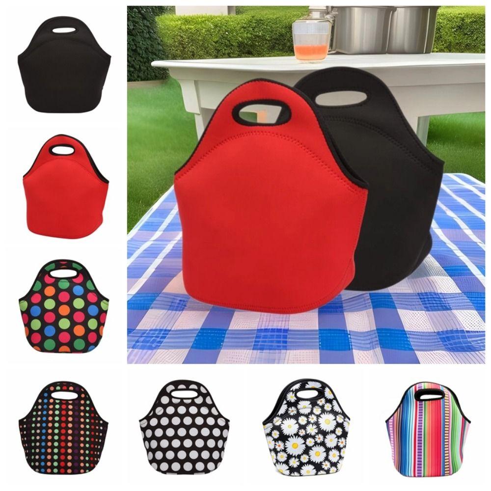 Reusable Lunchbox Portable Travel Lunch Bag Handbag Insulated Dinner Bags Camping