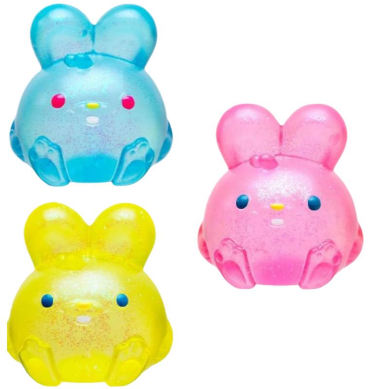 Новый Needoh Jelly Прыгающий Кальмар Кролик, Сенсорная Игрушка-Антистресс, Милый Пасхальный Подарок для Детей для Снятия Стресса