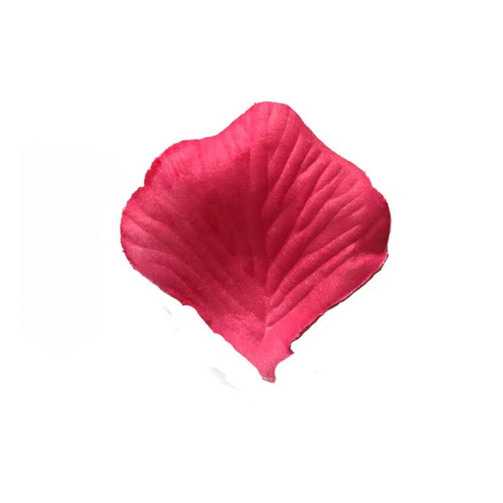 1000 шт. лепестков роз из красного шелка, искусственные лепестки цветов для романтической ночи, вечеринки, свадьбы, Дня святого Валентина, цветочного украшения