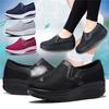 Women's Mesh Breathing Shake Shoes Casual Lightweight Wedges Fitness Sneakers Platform Shoes